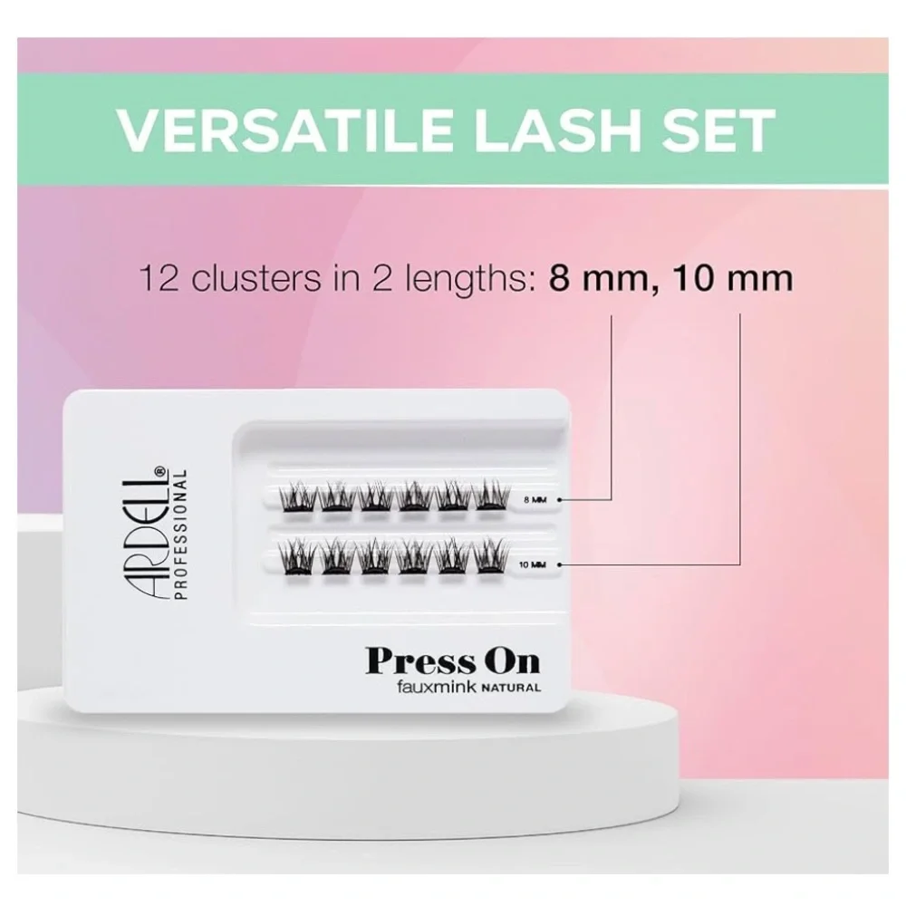 Ardell Press On Lashes Fauxmink Natural Pre-Glued Underlash Extensions - Picture 3 of 8